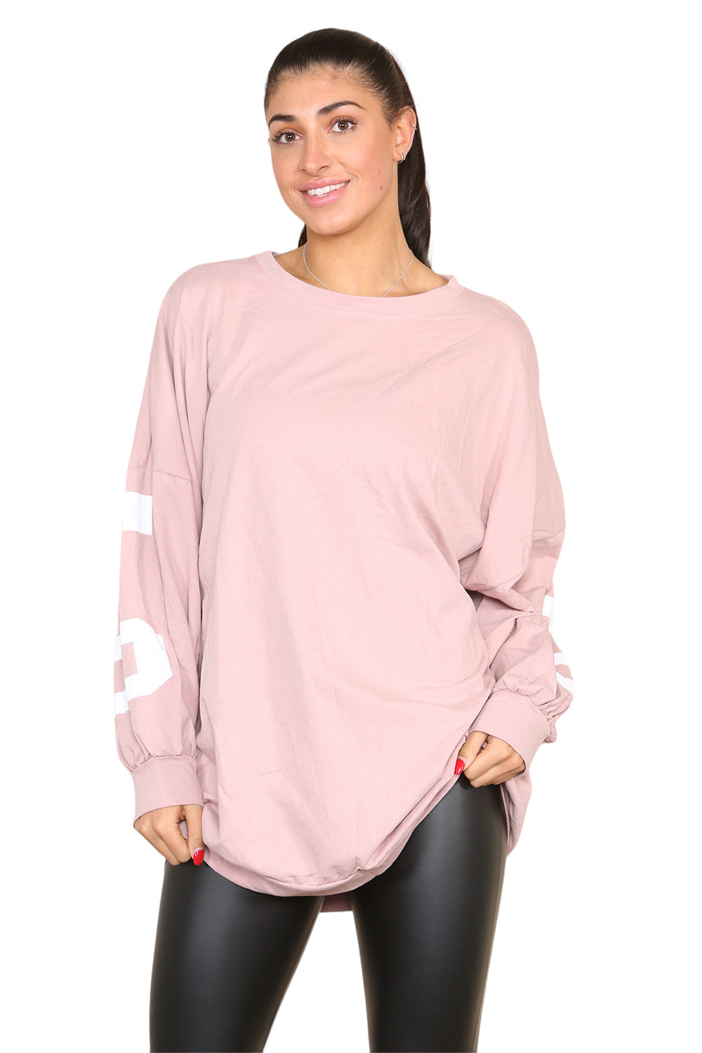 Buffalo Slogan Print Oversized Jumper Dress - 9th Degree