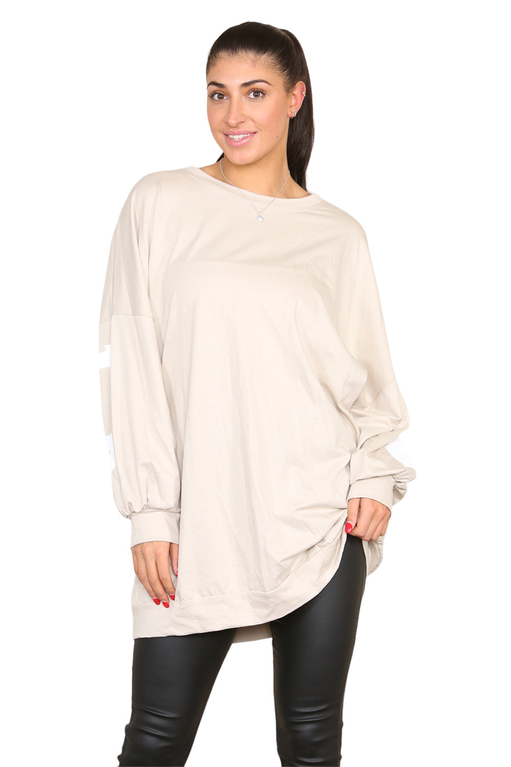 Buffalo Slogan Print Oversized Jumper Dress - 9th Degree