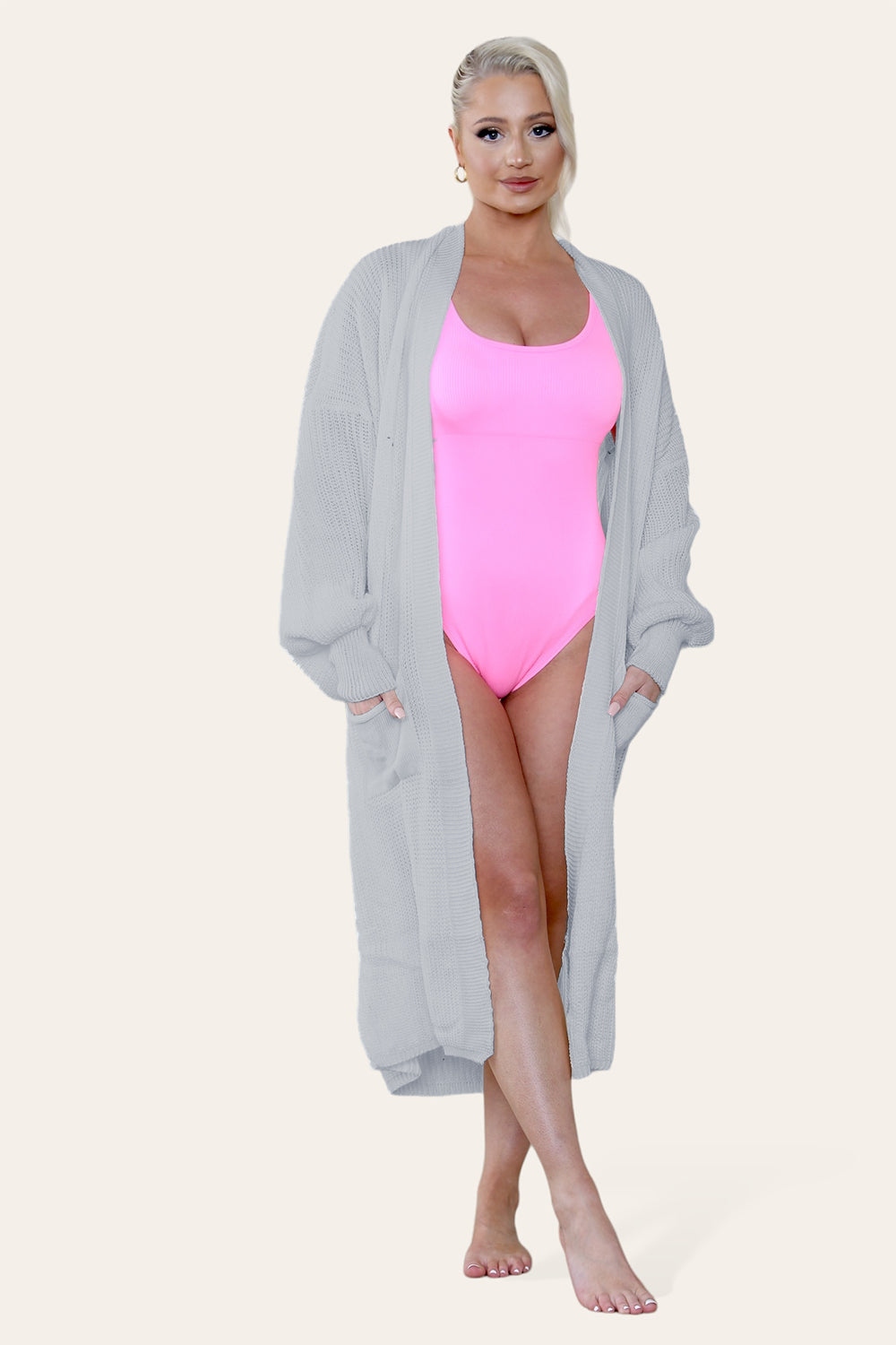 Ladies Balloon Sleeve Cardigan - Best Price in UK - 9th Degree