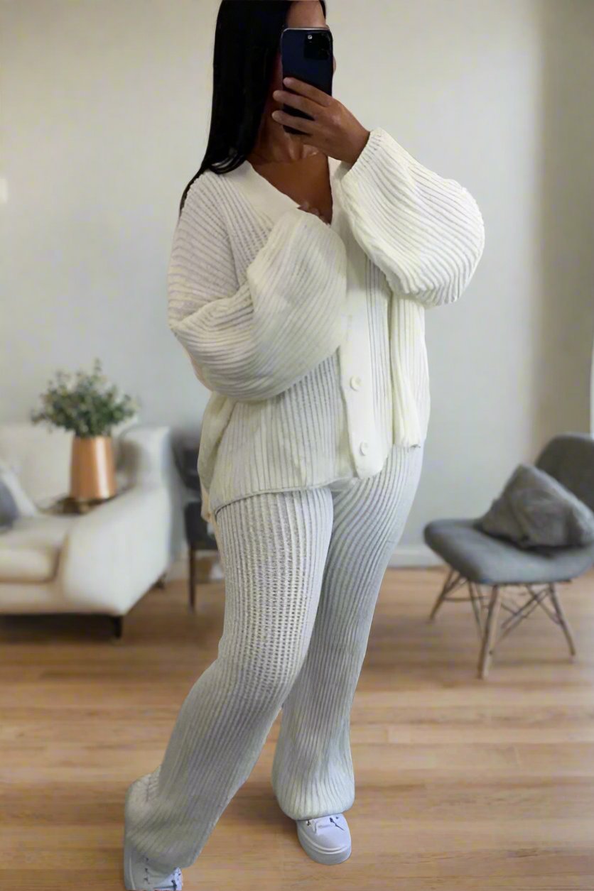 4 Buttons Loungewear Set