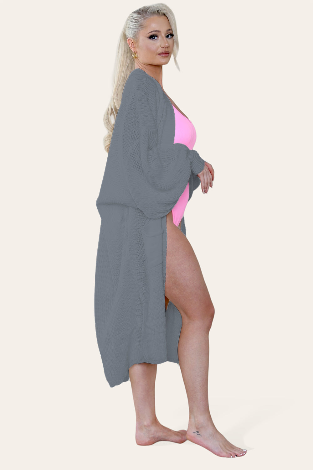 Ladies Balloon Sleeve Cardigan - Best Price in UK - 9th Degree