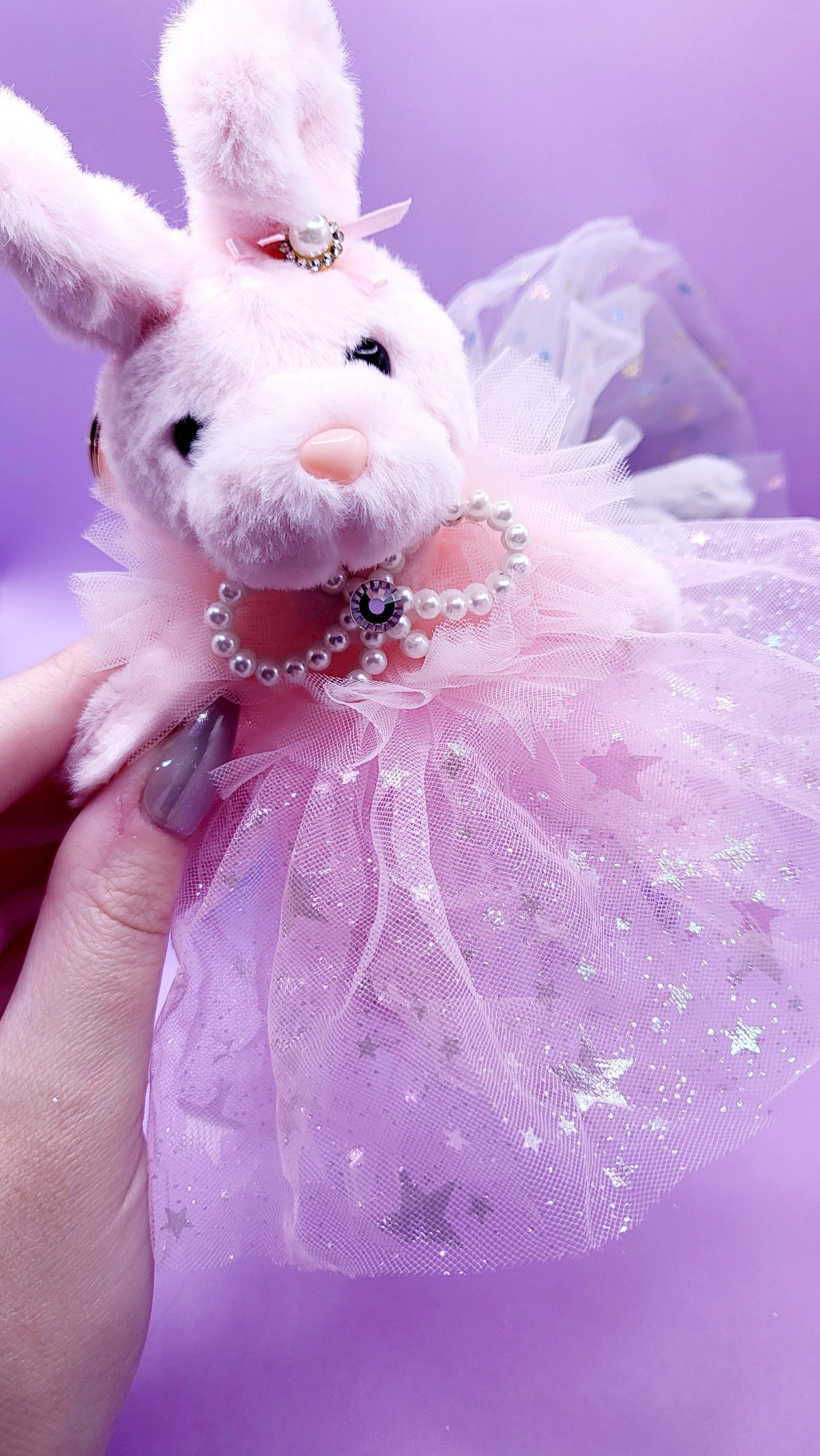 Softie Squad Bunny Rabbit Bag Charm Key Ring