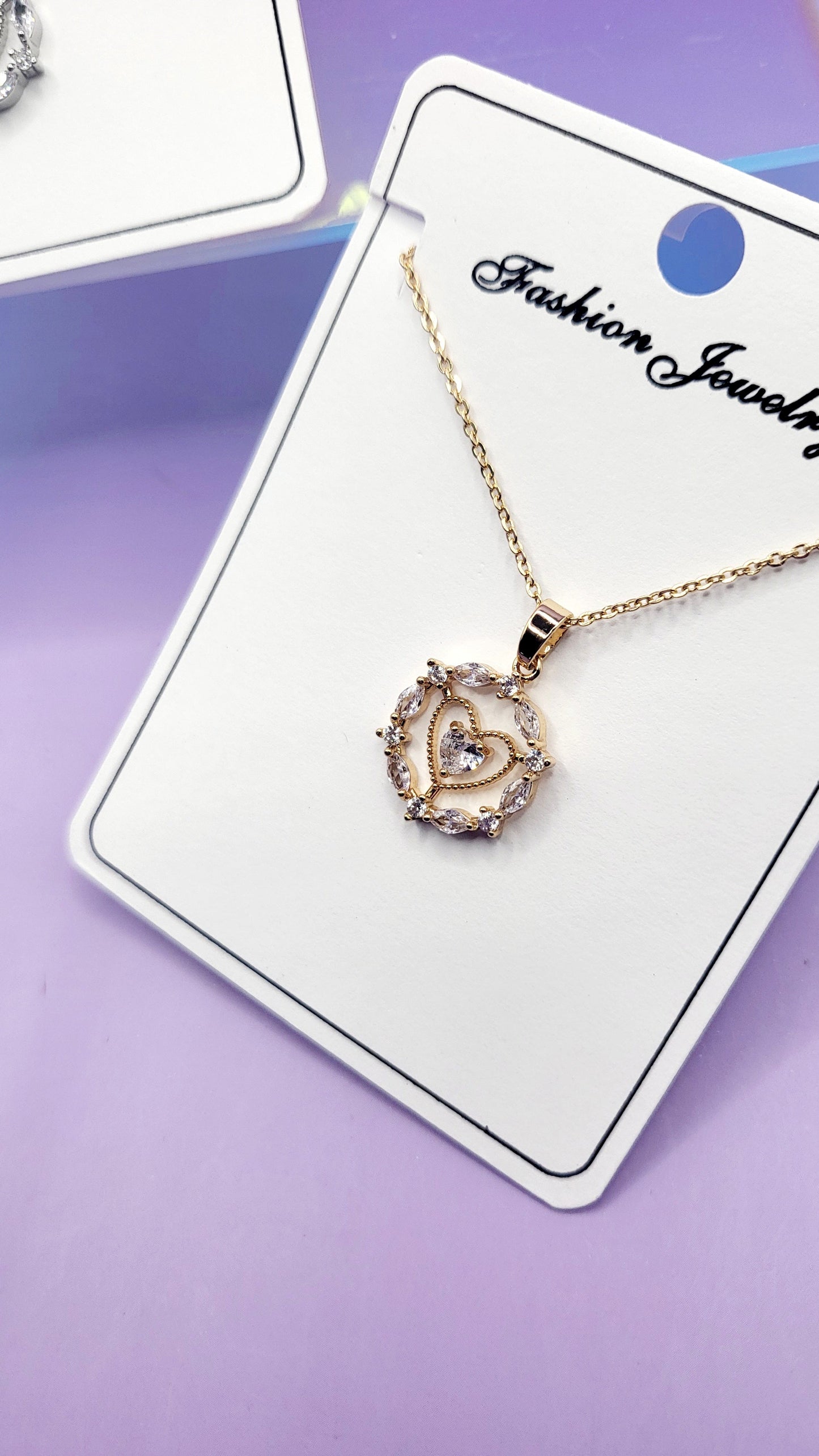 Sweet Heart Crystal Necklace