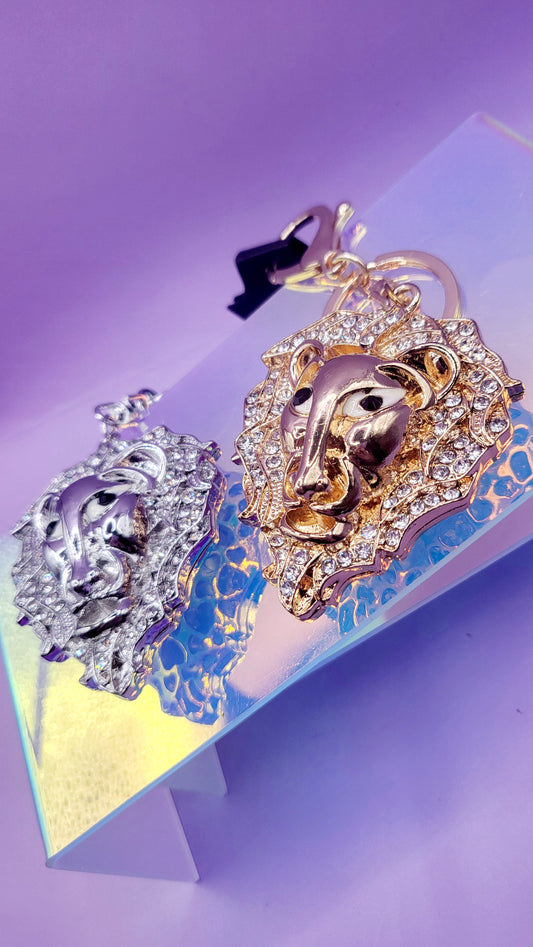 Lion Head Key Ring