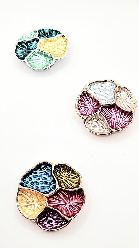 Abstract Magnetic Cluster Brooch