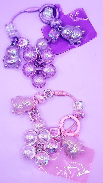 Baby Penguin Bubble Keyring, Phone Charm & Bag Accessory